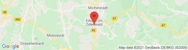 Erbach, Kreisstadt Oferteo